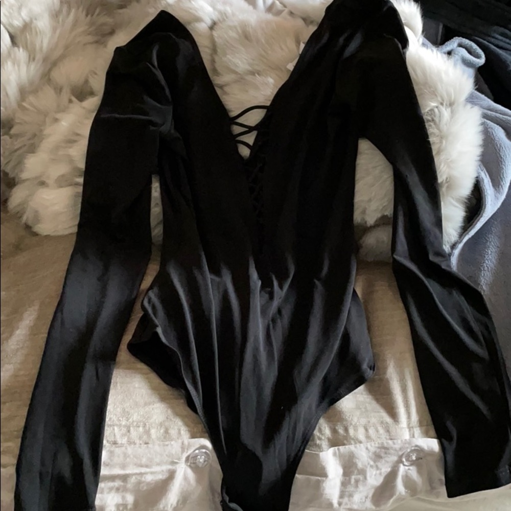 BCBG Generation black bodysuit NWT
